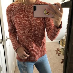Sweater mock neck